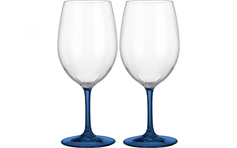 SET WINEGLASS THANGO BLUE