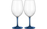 SET WINEGLASS THANGO BLUE